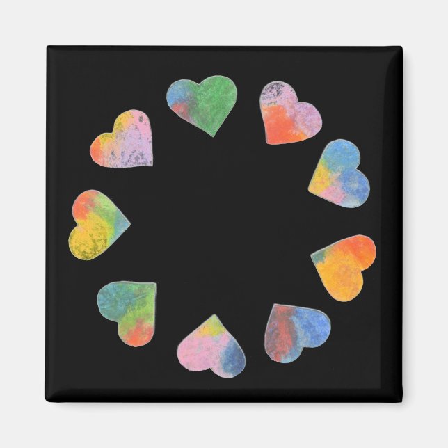 Aimant Cercle des Coeurs (Devant)