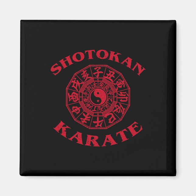 Aimant Cercle du zodiaque de karaté Shotokan  (Devant)