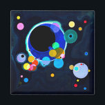 Aimant Cercles Kandinsky<br><div class="desc">Cercles peints par Wassily Kandinsky en 1926.</div>