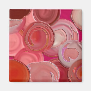 Aimant Cercles rouges heureux