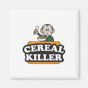 Aimant Cereal Killer Food Pun Humour Costume Amusant Hall
