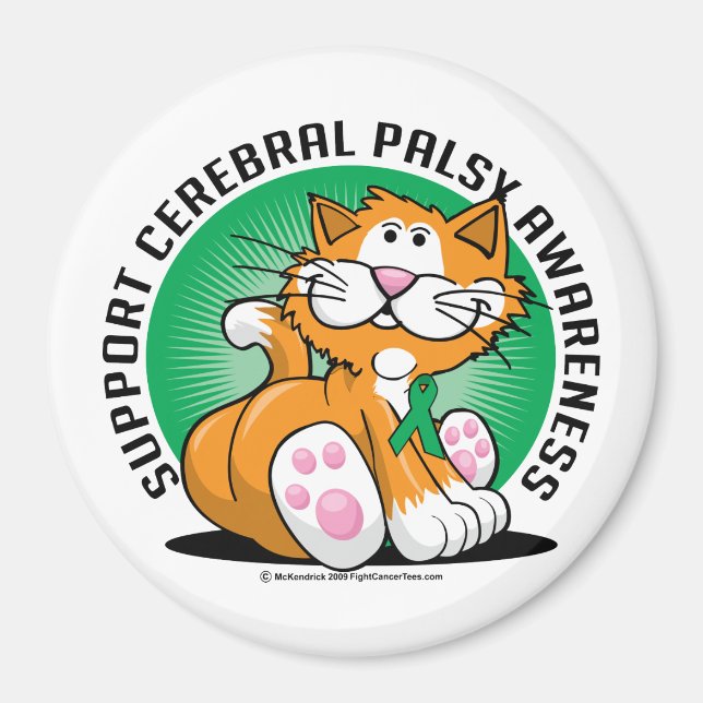 Aimant Cérébral Palsy Cat (Devant)