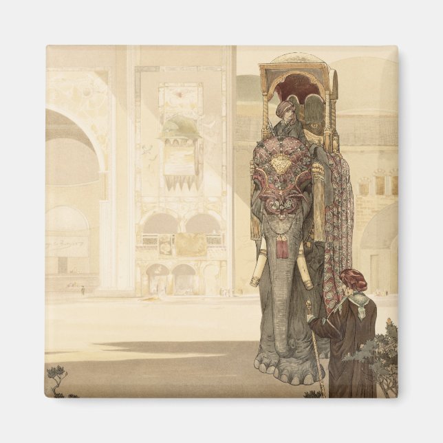 Aimant Ceremonial Elephant, from 'Le Jeune Book' by Rud (Devant)