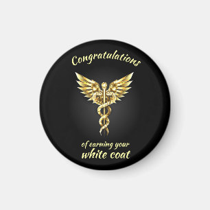 Aimant Cérémonie du manteau blanc Gold Médicale