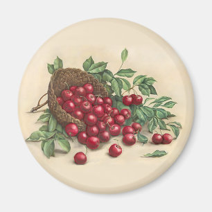 Aimant Cerises rouges douces