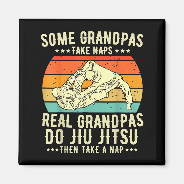 Aimant Certains grands-pères font la sieste Les vrais gra (Devant)