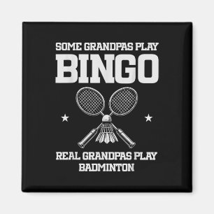 Aimant Certains grands-pères jouent au bingo de vrais gra
