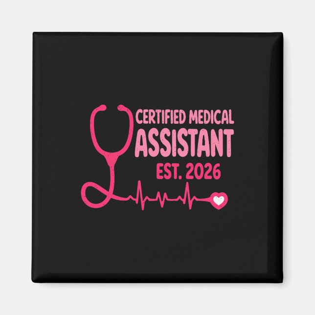 Aimant Certificat de fin d'études de médecine instantané  (Devant)