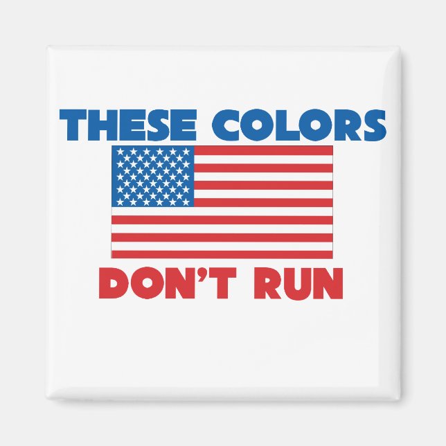 Aimant Ces couleurs ne fonctionnent pas aux USA (Devant)