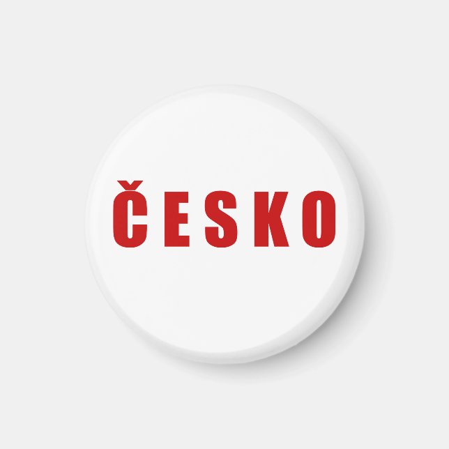 Aimant Cesko République tchèque (Devant)