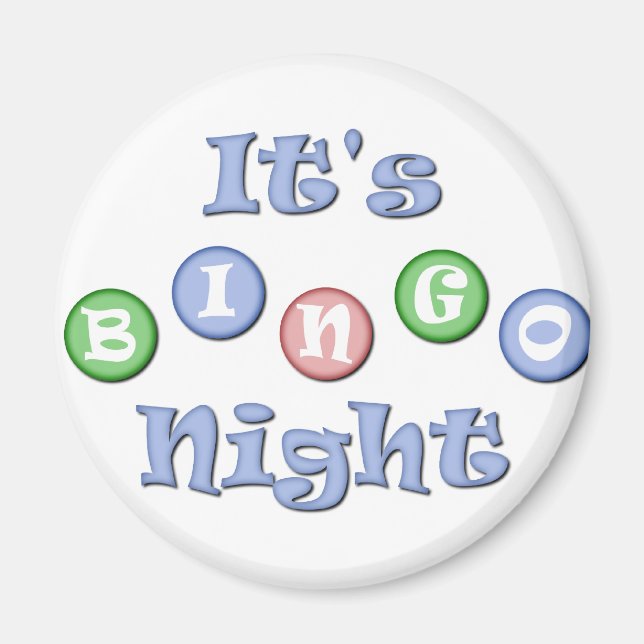 Aimant C'est Bingo Night (Devant)