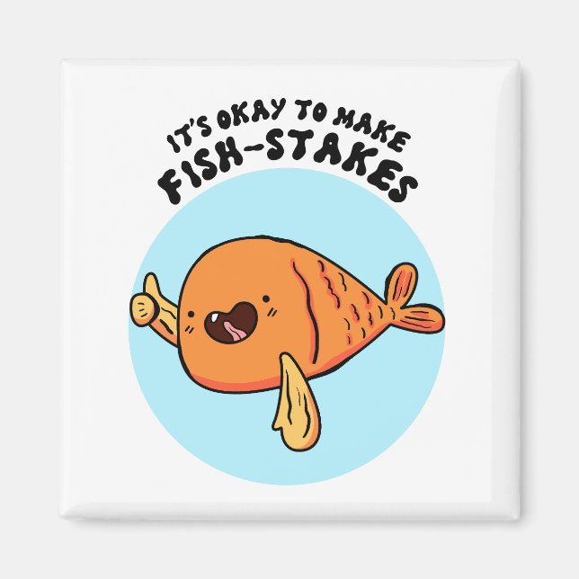 Aimant C'est bon de faire des mises de poisson mignon aim (Devant)