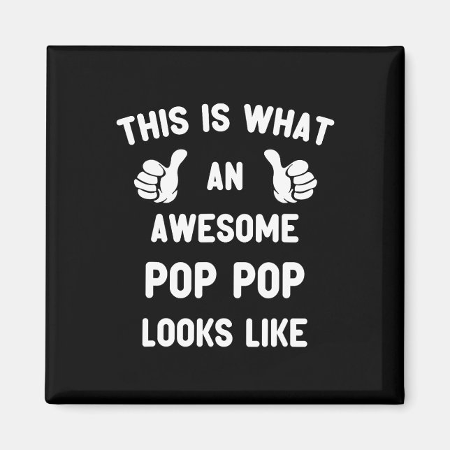 Aimant C'Est Ce Que La Pop-pop Attrayante Ressemble À Pop (Devant)