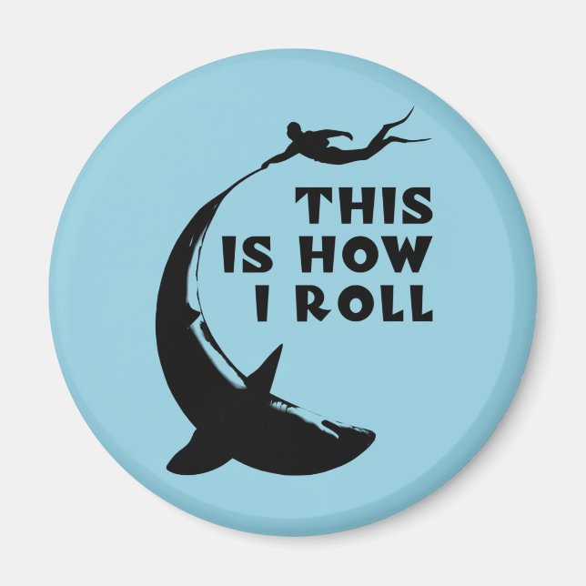 Aimant C'Est Comme Ça Que Je Roule - Plongée Sous-Marine  (Devant)