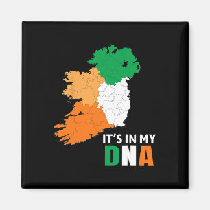 Aimant C'est Dans Mon Adn Irlande Drapeau Irlandais Cadea