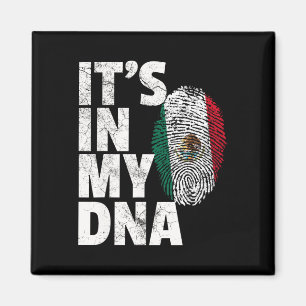 Aimant C'est dans mon Adn Mexicain drapeau Cinco De Mayo 
