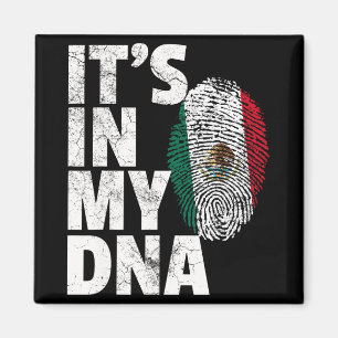 Aimant C'est Dans Mon Adn Mexicain Drapeau Du Mexique Cin