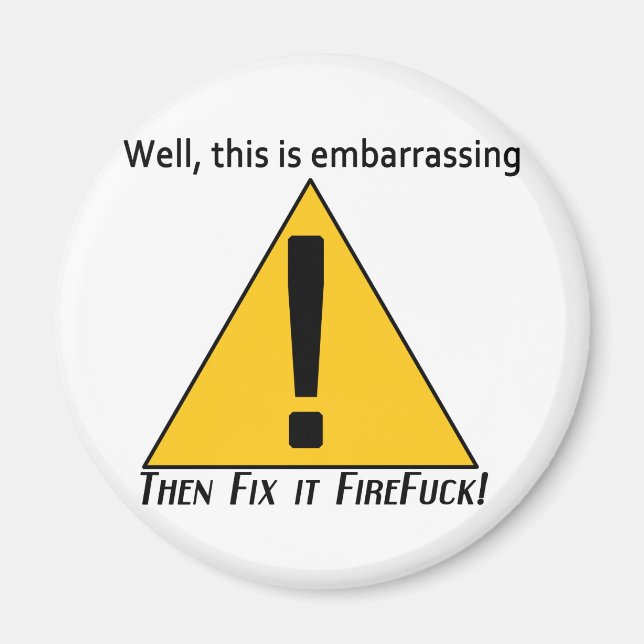 Aimant C'est embarrassant (Devant)