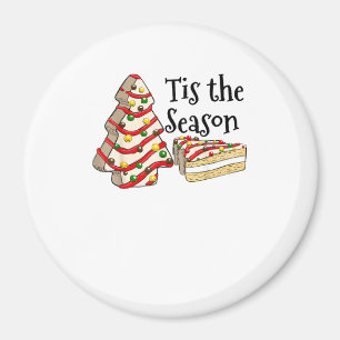 Aimant C'est la saison Arbre de Noël Noël Vintage