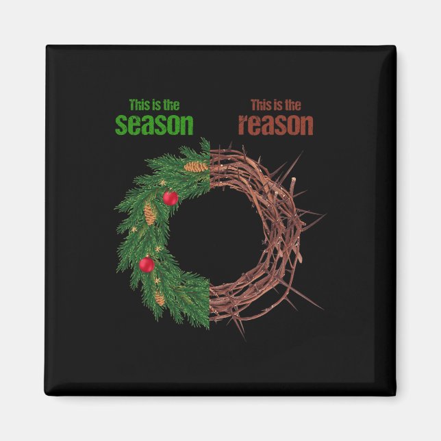 Aimant C'Est La Saison C'Est La Raison De Christian Ch (Devant)