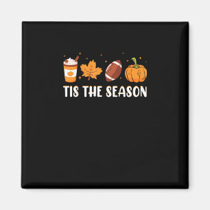 Aimant C'Est La Saison Citrouille Leaf Latte Fall Thanksg
