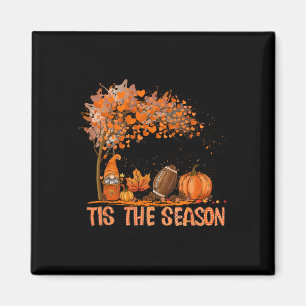 Aimant C'Est La Saison Citrouille Spice Football Leaves A