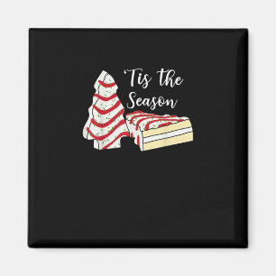 Aimant C'est la saison Costume d'arbre de Noël Graphique