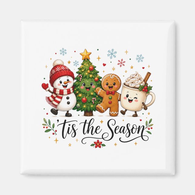 Aimant C'est la saison de Noël (Devant)