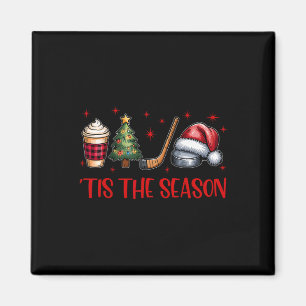 Aimant C'est la saison de Noël Santa Café arbre de Noël