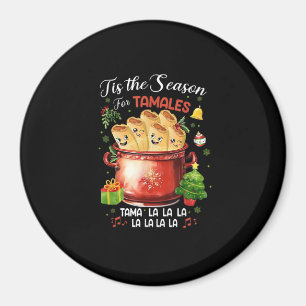 Aimant C'est la saison des tamales Noël nourriture mexica