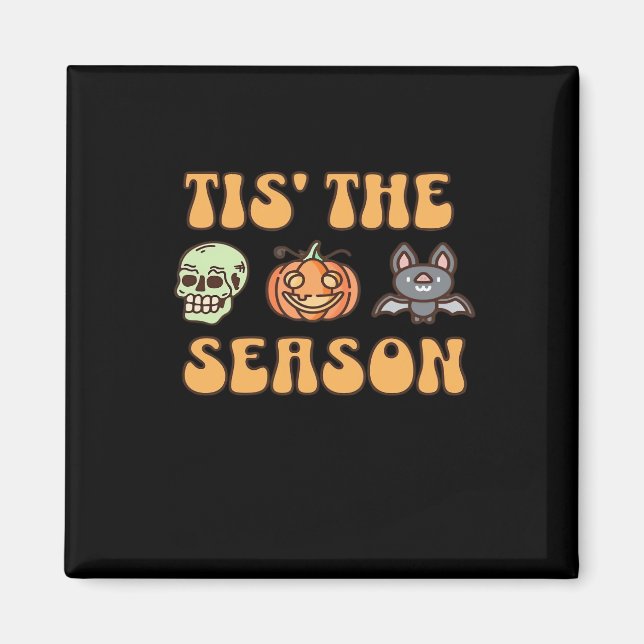 Aimant C'Est La Saison Halloween (Devant)