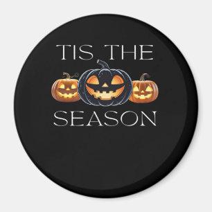 Aimant C'Est La Saison Jack-o'-lantern Funny Halloween Sp