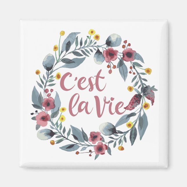 Aimant C'est La Vie French (Devant)
