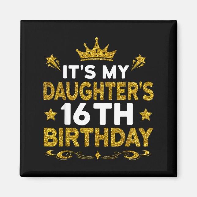 Aimant C'est l'anniversaire de mes cousins 16 ans Joyeux  (Devant)