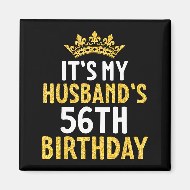 Aimant C'est l'anniversaire des 56 ans de mon mari Concep (Devant)