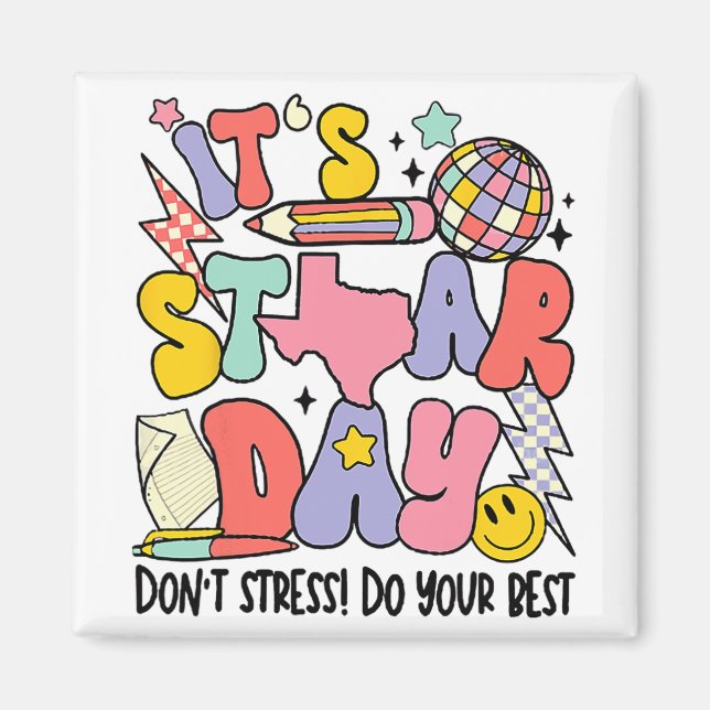 Aimant C'est le jour de la gloire Ne pas stresser Faites  (Devant)