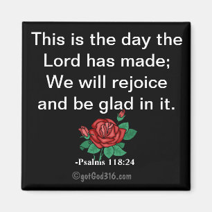 Aimant C'est le jour gotGod316.com Écriture