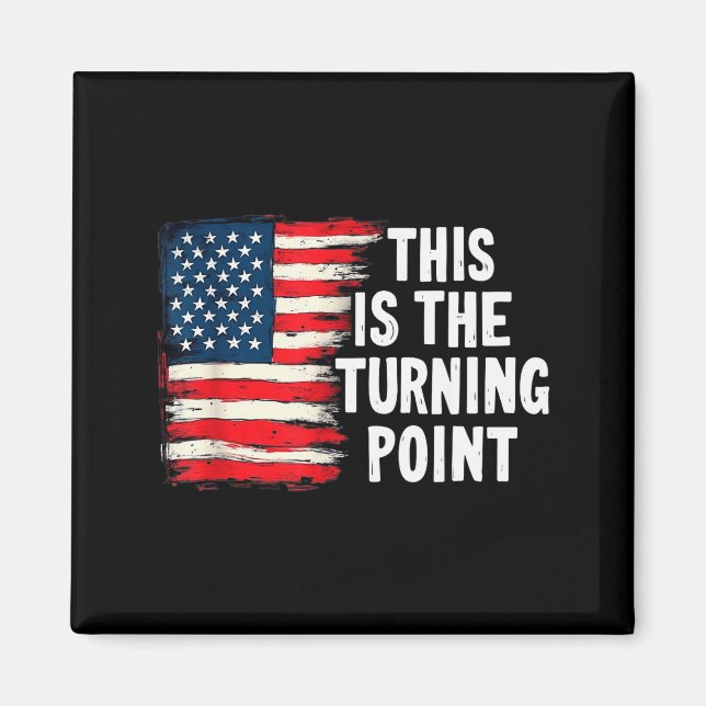Aimant C'est le Tee Point de Retournement Drapeau Usa Pou (Devant)