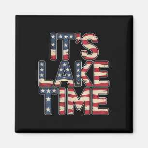 Aimant C'est le temps du lac, la vie de campeur aime la p
