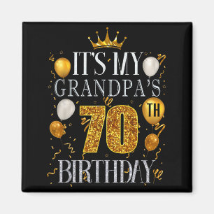 Aimant C'est les 70 ans de mon grand-père Joyeux Annivers