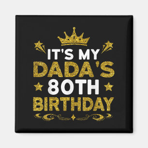 Aimant C'est les 80 ans de mon papa Joyeux Anniversaire 8