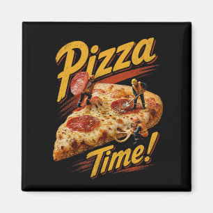 Aimant C'est l'heure de la pizza !