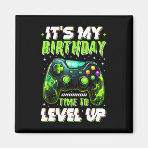 Aimant C'est l'heure de mon anniversaire Garçon de monter