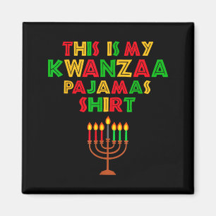 Aimant C'est ma bougie des sept principes de Kwanzaa en p