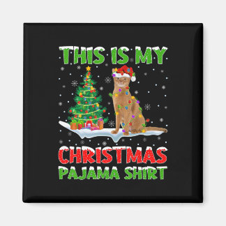 Aimant C'est ma chemise de pyjama de Noël Noël