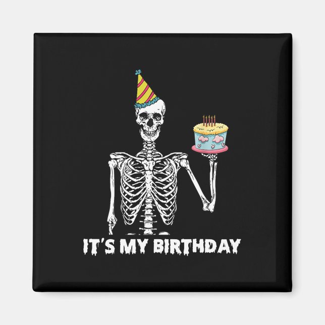 Aimant C'est ma fête d'anniversaire Joyeux anniversaire d (Devant)