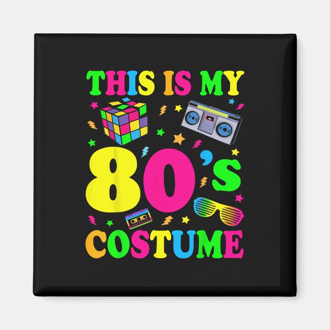 Aimant C'Est Mes 80s Costume Costume Cadeaux 80 Retro (Devant)