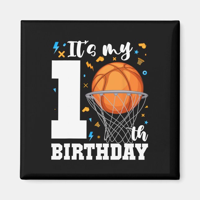 Aimant C'est mon 10e anniversaire Sketll Dix ans d'annive (Devant)