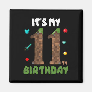 Aimant C'est mon 11e anniversaire Drôle de 11 ans vidéast