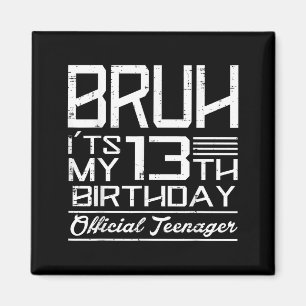 Aimant C'est mon 13ème anniversaire Adolescents Filles Ga